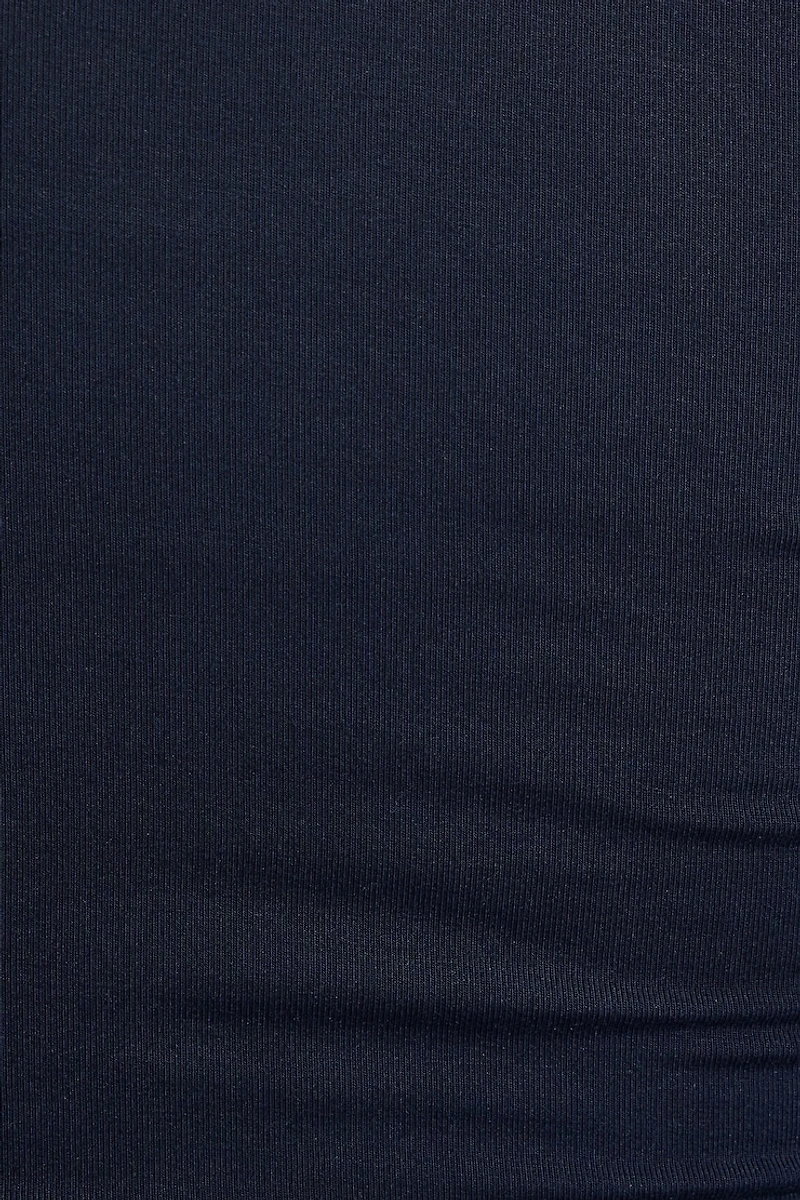 T-shirt Smooth à col dégagé et manches longues