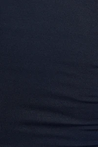 T-shirt Smooth à col dégagé et manches longues