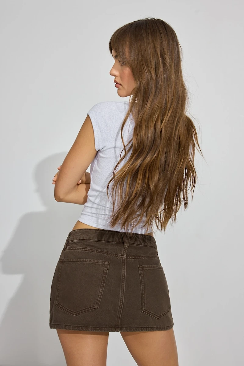 Twill Micro Skort