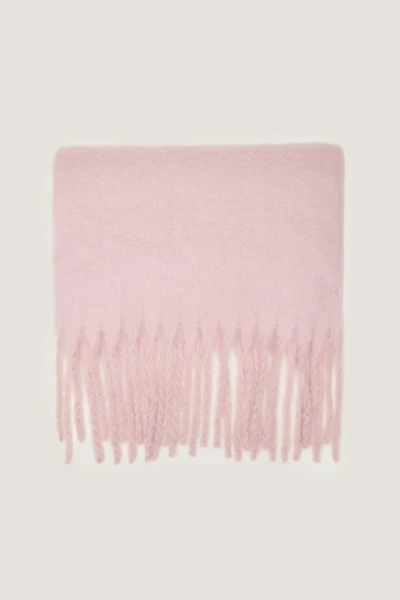 Oversized Fringed Scarf