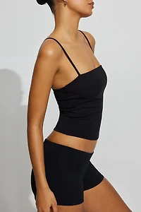 Sleek Straight Neck Cami Top