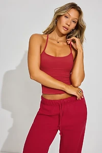 Active Keyhole Back Cami Top
