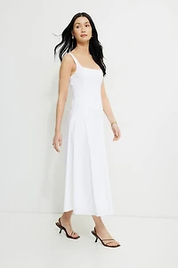 Robe maxi en popeline Capri