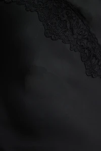 Robe nuisette maxi asymétrique