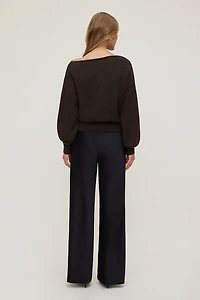 Izzy Wide Leg Satin Pants