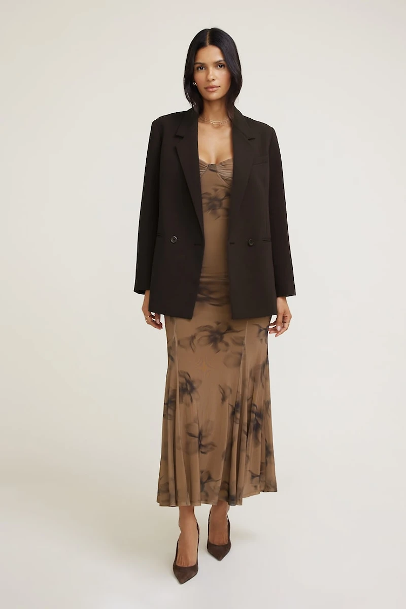 Monet Mesh Maxi Dress