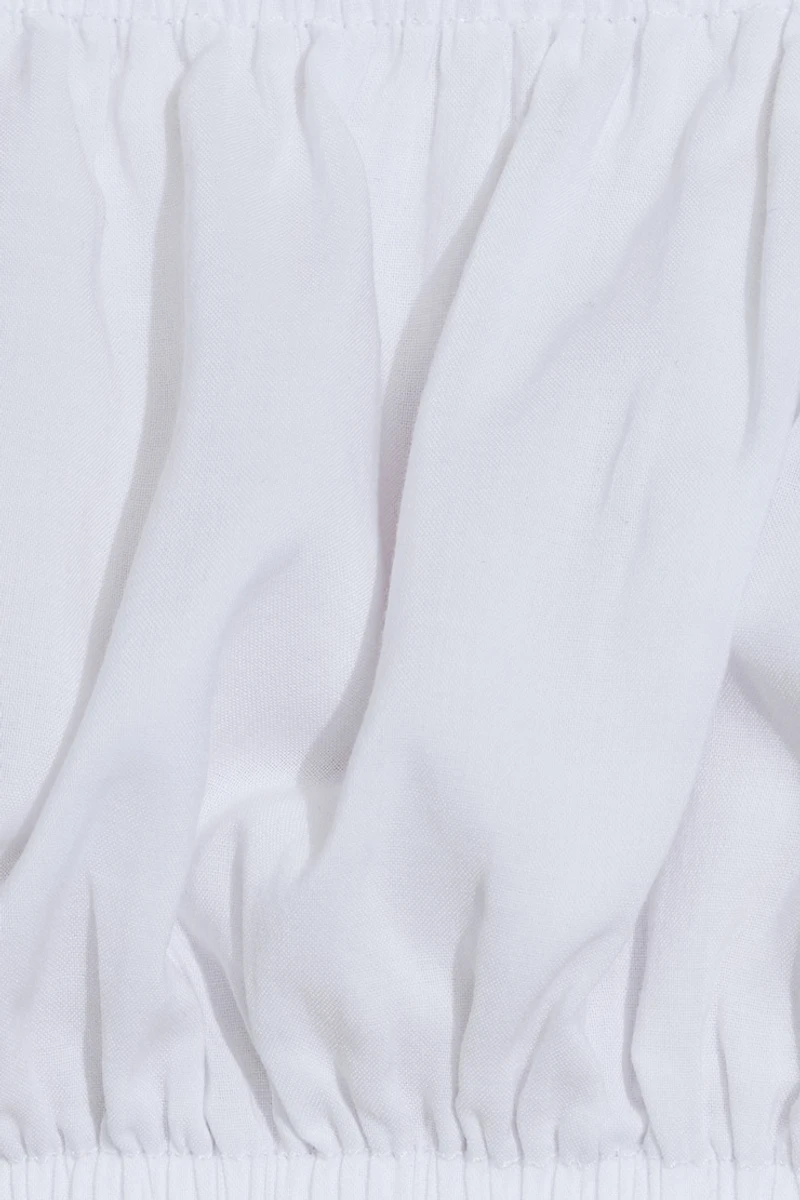 Puff Sleeve Tie Micro Top