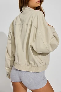 Twill Bomber Jacket