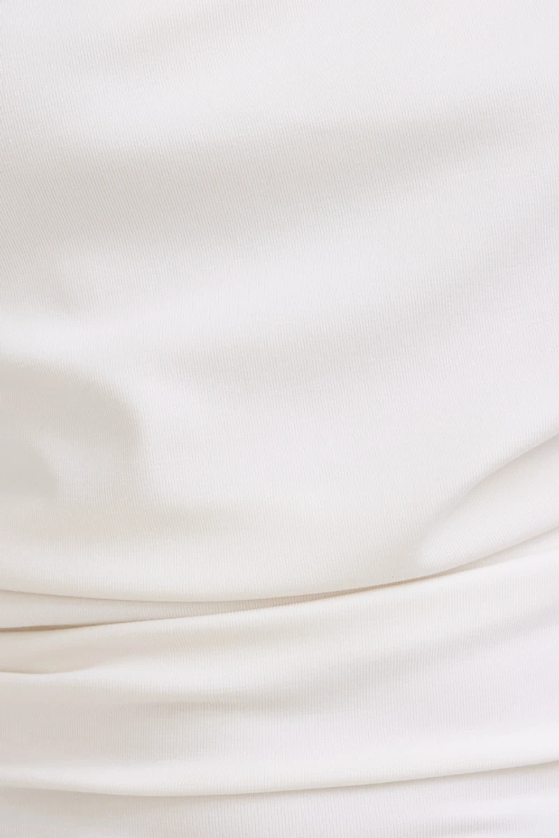 Haut drapé à manches longues