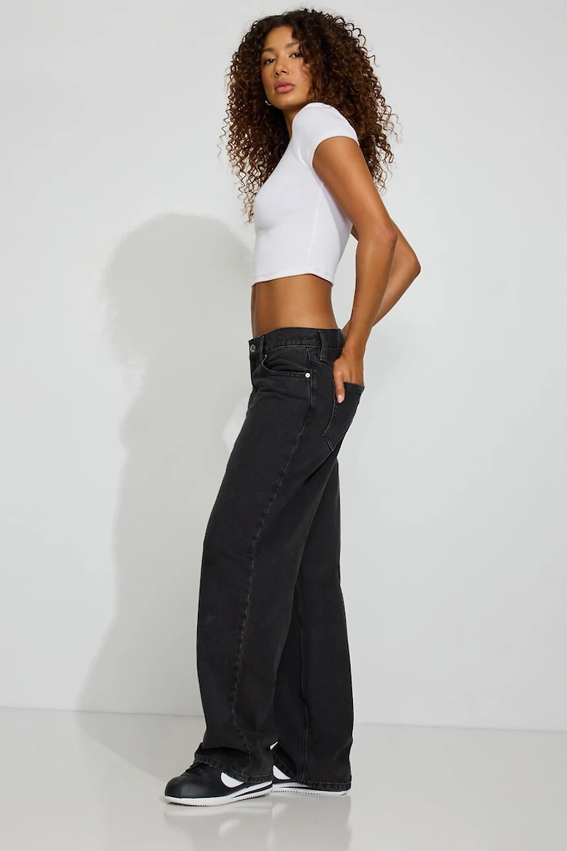 Low Rise Baggy Jeans