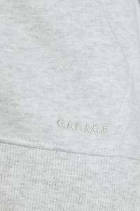 Haut à capuchon zippé emblématique en SoftTerry