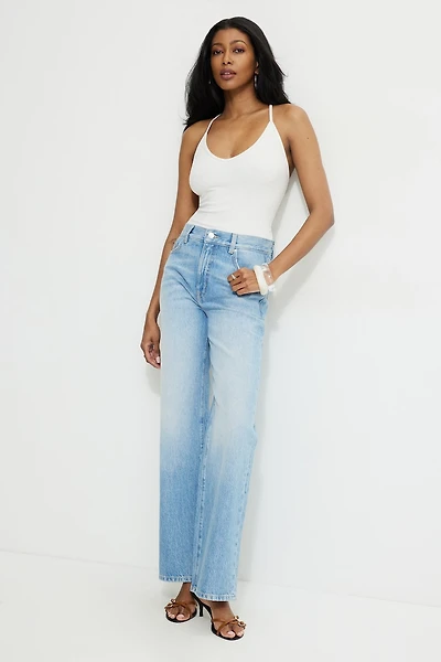 Camisole côtelée à dos nageur