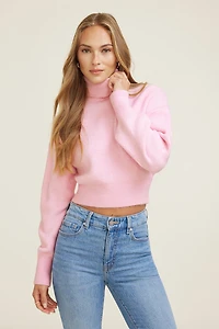 Ellora Crop Turtleneck Sweater