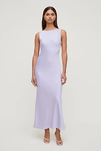 Nora Satin Maxi Slip Dress