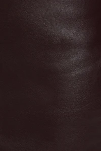 Micro Faux-Leather Bodycon Skort