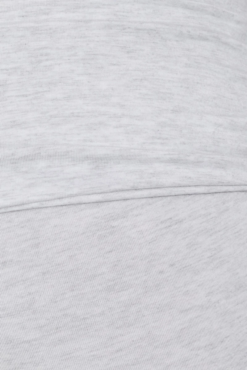 Fold Over Flare Knit Pants