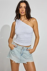 A-Line Denim Skort