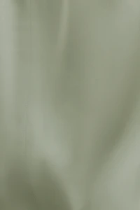 Mock Neck Satin Blouse