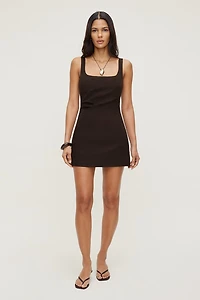 Linen Romper Mini Dress