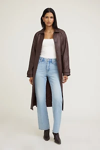 Cara High Rise Straight Leg Jeans