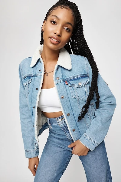 Blouson de camionneur original en sherpa LEVI’S