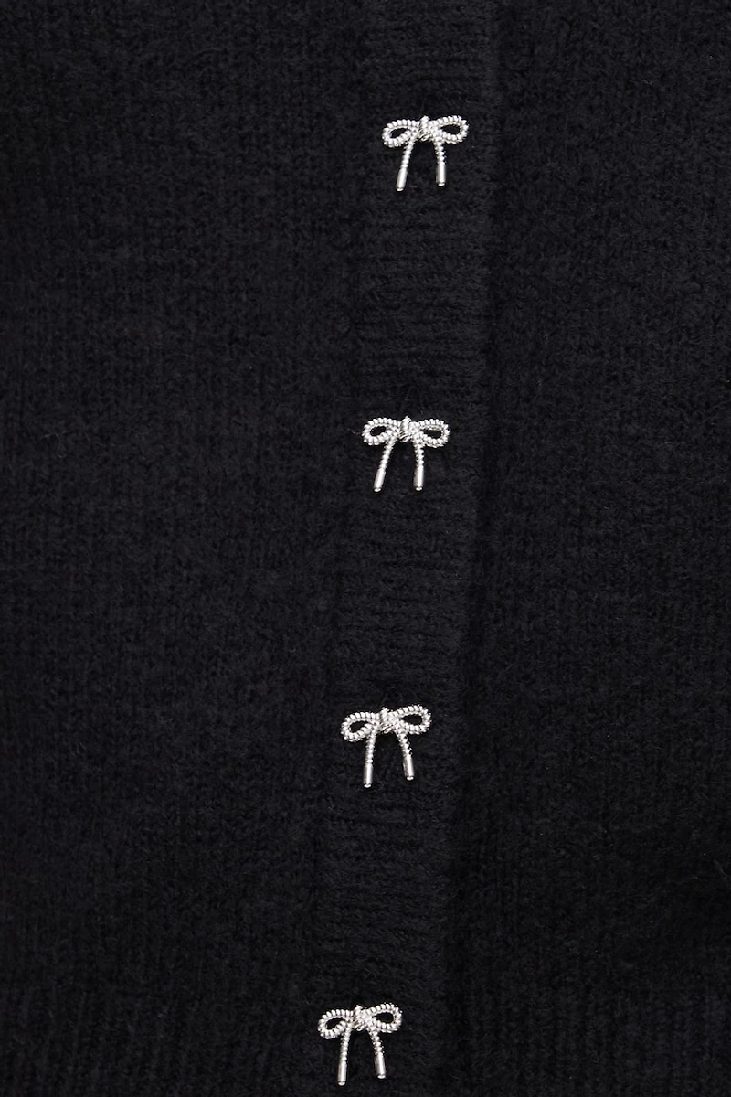 Rebecca Bow Button Cardigan