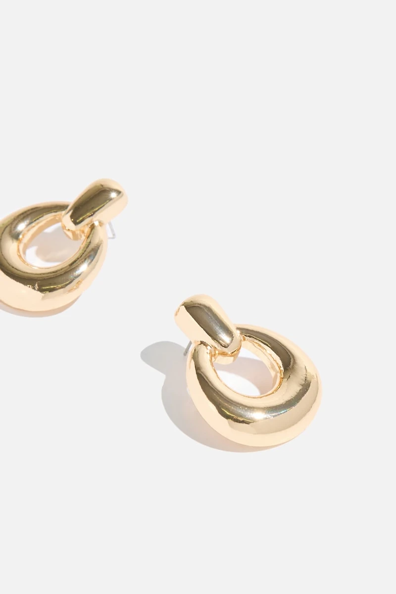 Bubble Doorknocker Earrings