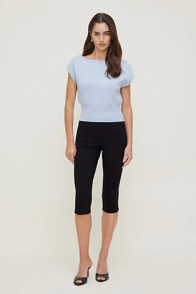 Chandail à col bateau