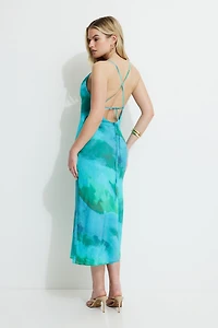 Open Back Maxi Dress