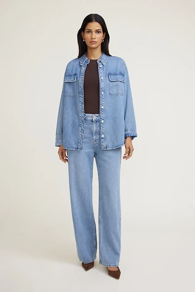 Sydney Mid Rise Baggy Fit Tencel™ Jeans