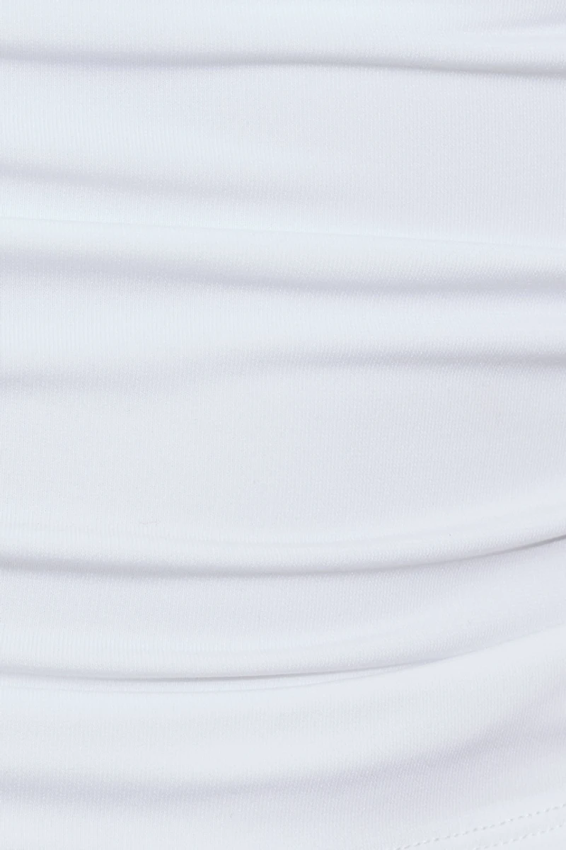 Deep Cowl Neck Halter Top