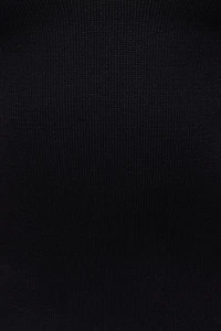 Haut licou en tricot à col dentelé