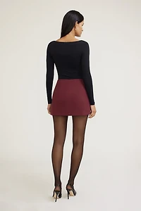 Minijupe-short avec poches à rabat