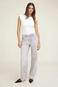 Mika Mid Rise Relaxed Straight Leg Jeans