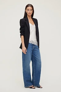 Rowan Mid Rise Baggy Wide Leg Jeans