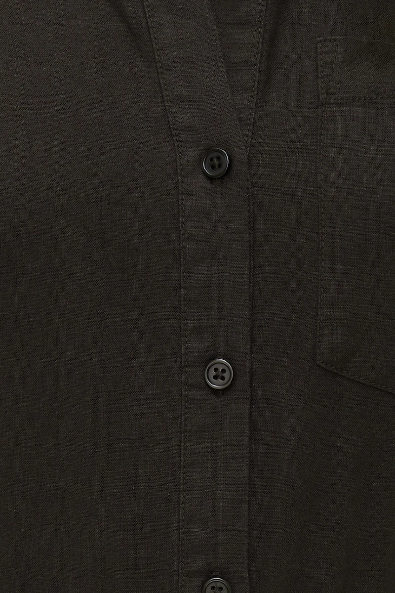 Chemise en lin surdimensionnée Isla