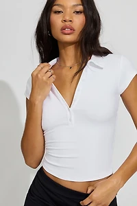 Haut polo Sleek à manches courtes