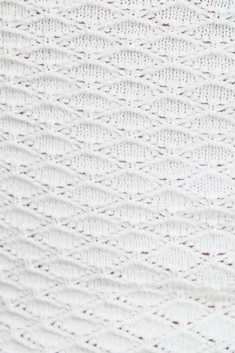 Pointelle Halter Top