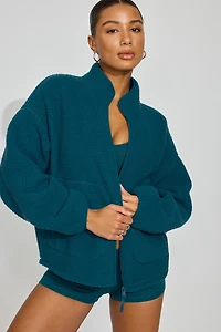 Sherpa Fleece Full Zip Jacket