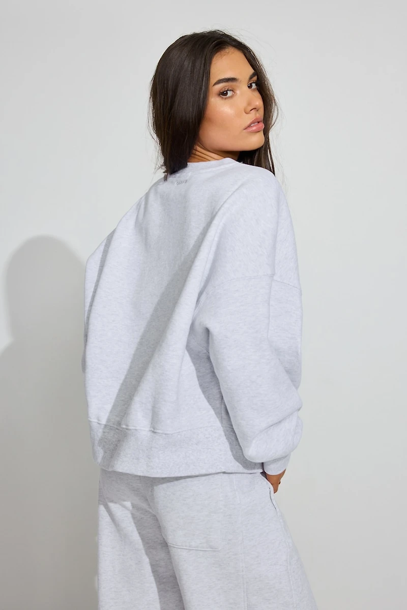 SoftTerry Bubble Crewneck Sweatshirt