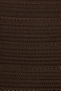 Crochet Halter Mini Dress