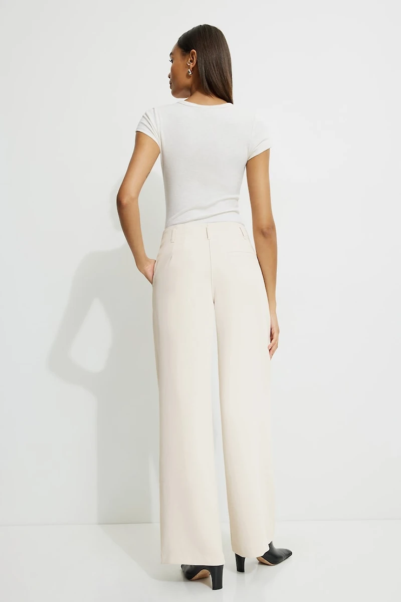 Jourdan Mid Rise Wide Leg Pants