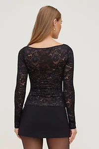 Nola Lace Long Sleeve Top