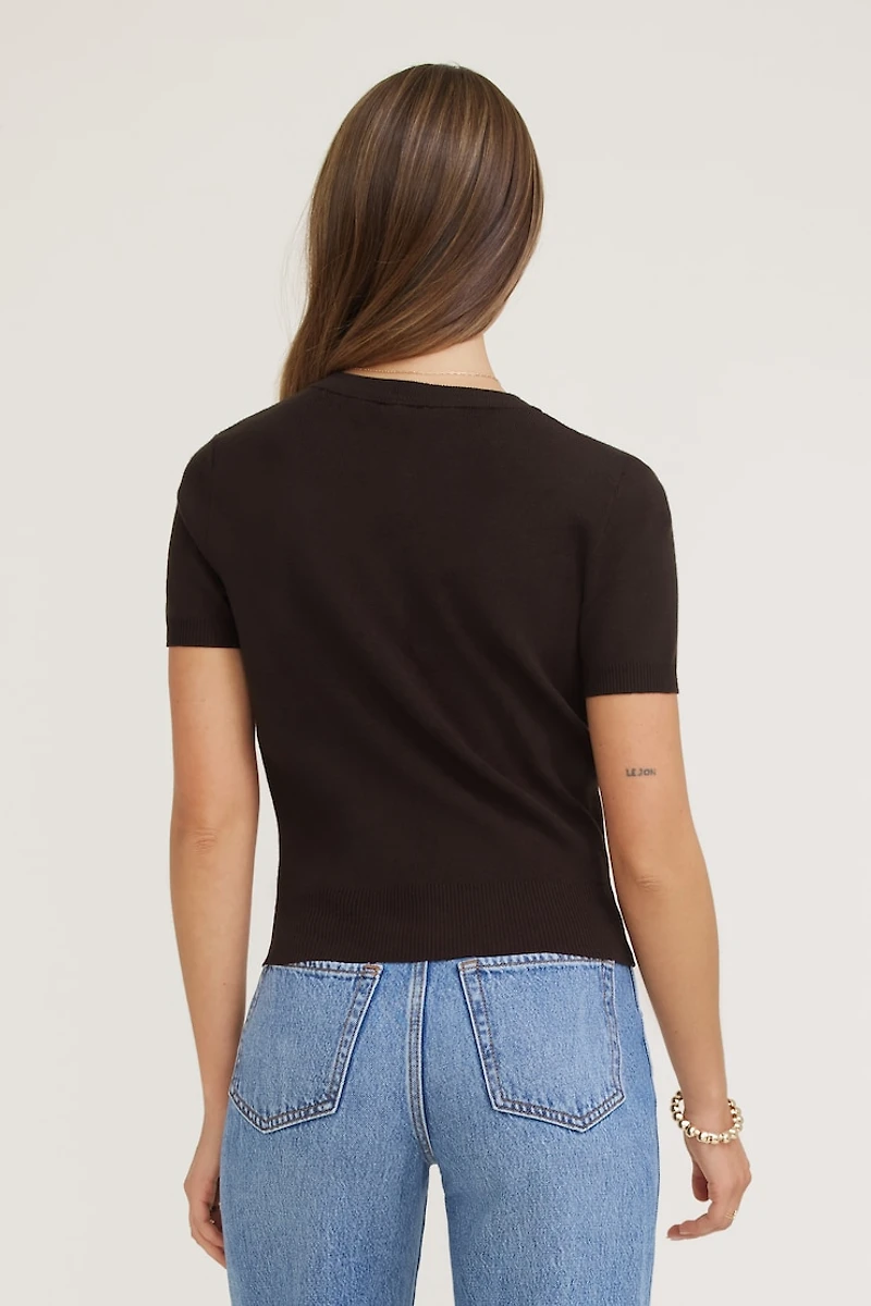 Cardigan à manches courtes Becca