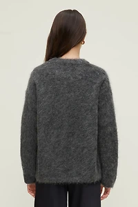 Premium Mohair Wide Sleeve Sweater