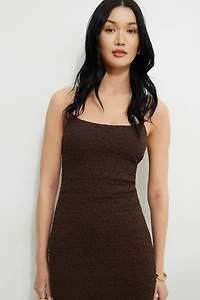 Simona Textured Maxi Dress