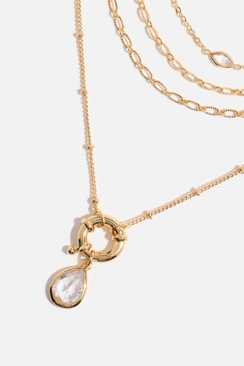 4-Pack Teardrop Necklaces