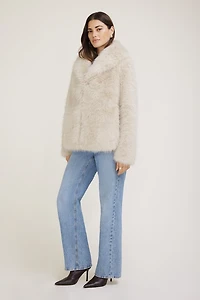 Midi Faux Fur Jacket