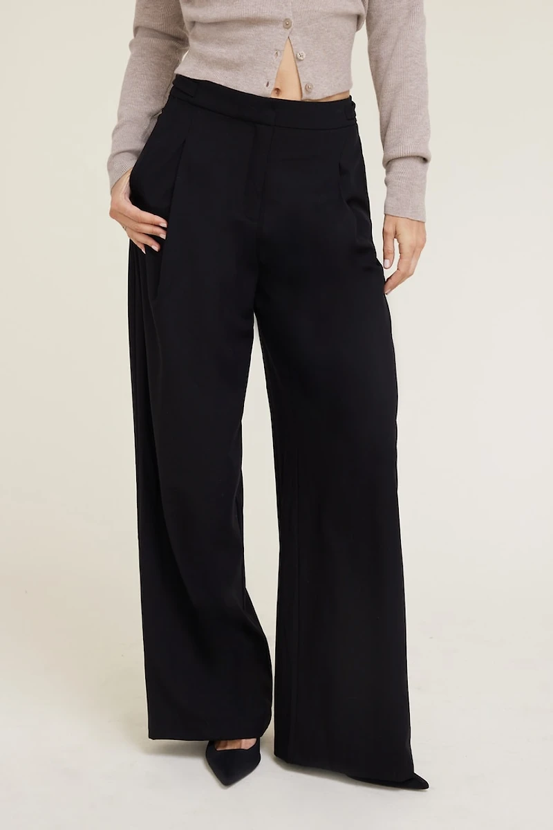 Leni Pleated Wide Leg Pants