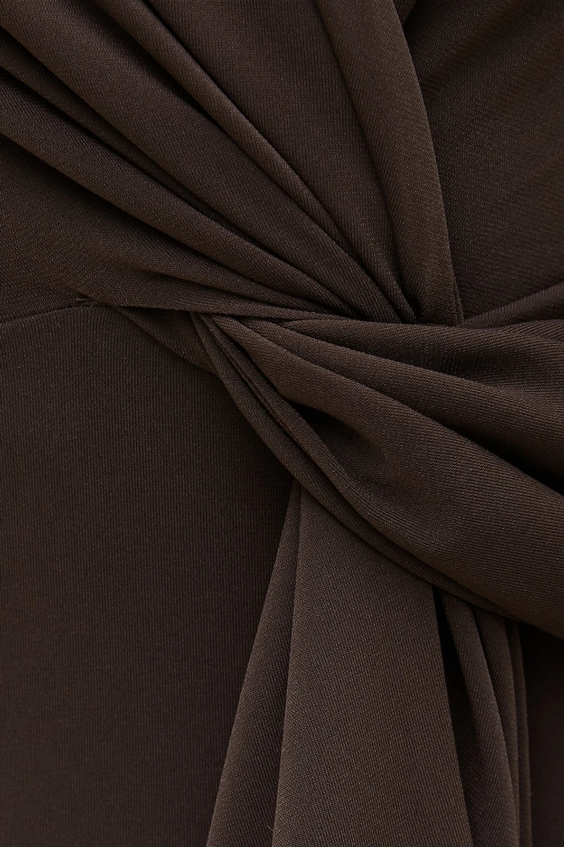 Haut licou drapé à l’avant